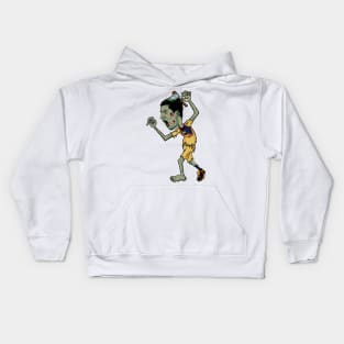 8 Bit Zombie Cecilio Dominguez Kids Hoodie